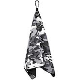 Generic Dirty Caddie Golf Towel (White and Grey Camo)