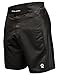 Optimal Human BJJ Jiu Jitsu Velcro Shorts - No Gi Fight Short - for Grappling, MMA, Wrestling, Muay Thai | Helix I