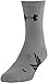 Under Armour Men's Undeniable Mid Crew Socks, Steel/Black, Medium