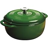 Lodge EC6D53 Enameled Cast Iron Dutch Oven, 6-Quart, Emerald Green
