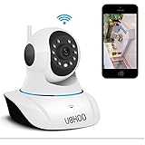 IP Camera, UOKOO 720P Wireless Security Surveillance Camera with Pan/Tilt ,P2P Audio and Night Vision use for Pet Monitor, Puppy Cam, Baby Monitor and Nanny Camera C25