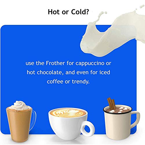 ALK 700ml Elektrischer Milchaufschäumer, 4 Modi, Für Dichte Flüssige Warme Kalte Milchschaum, Antihaftbeschichtung, 500W… – Bild 8