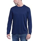 Orvis Mens Long Sleeve Slub Tee (Dark Blue, XL)