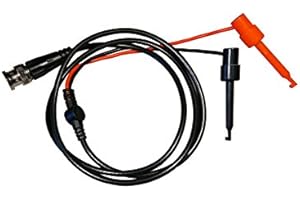 AST Labs Oscilloscope Probe Test Cable BNC to Mini Hook 50 ohm [3 feet]