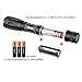Prosvet E6 CREE XML-T6 LED 1200 Lumens Portable Zoomable Tactical Flashlight - Rechargeable 18650 Batteries and Dual Charger Included - Rugged Aluminum Construction-Free Candle-lantern dome Included