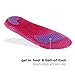 Airplus womens Women's shoe insoles, Pink, 5-11 US