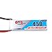 Crazepony 450mAh 2S 7.4V 80C Lipo Battery Pack with XT30 Plug for Micro FPV Racing Drone Quadcopter