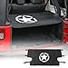 Hooke Road Jeep Wrangler Rear Trunk Cargo Storage Extension Cover Shield for 2007-2018 Jeep Wrangler JK Unlimited (4-Door Only)