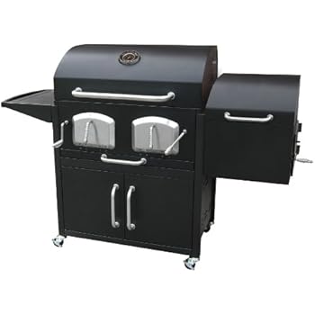 Landmann 591320 Smoky Mountain Bravo Premium Charcoal Grill with Offset Smoker Box