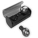 Bluetooth Wireless Earbuds, Aireye True Wireless Stereo Bluetooth 4.1 Headphones with Portable Charging Case,IP64, Cordless Waterproof Sweatproof Dual In-Ear Headsets with Mic for IPhone&Android-Black