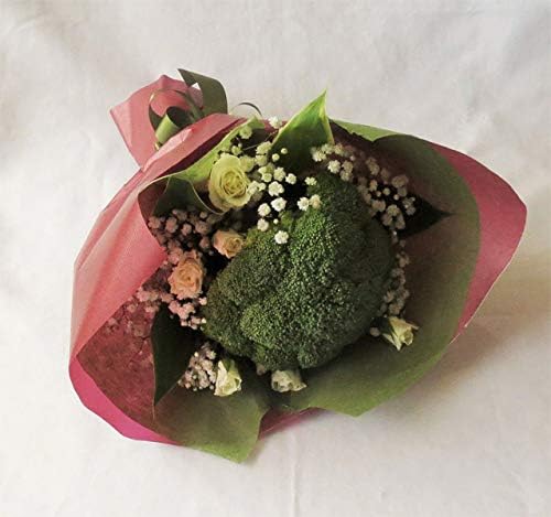Amazon 生花 ブロッコリー 新郎用 トスブーケ 子孫繁栄 健康を願う 由縁があります プルズブーケ ミニブーケ ウエディングブーケ 花束 オンライン通販