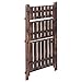 Giantex 3 Tier Folding Wooden Plant Stand, Indoor Flower Pot Holder Display Rack, Free Installation Corner Plants Storage Shelf, Foldable Rustic Wood Ladder Shelf for Home Patio Balcony Garden