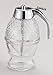 Honey Syrup Jar Dispenser Holds 1 Cup Glass Container Kitchen Storage w/ Stand