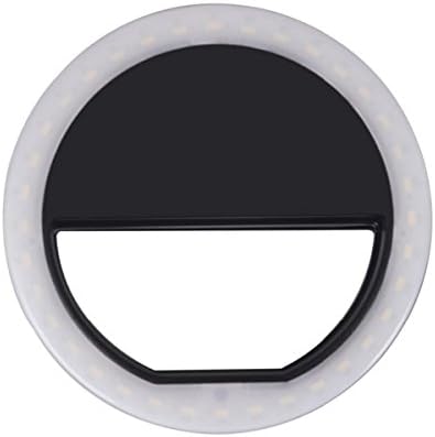 New Selfie Ring Light, 36 LED Selfie Light LED For iPhone 5S SE 6 6S 7 Plus Samsung Galaxy S8 S8+ Sony Motorola,3-Level Brightness LED Clip On For All Smartphones/Tablets (Black)