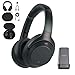 Sony WH-1000XM3 Wireless Noise Canceling Over Ear Headphones with Voice Assistant, Black (WH-1000XM3/B, USA Warranty) with 20,000mAh High Capacity Portable Power Bank Bundle