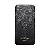 Chenglnn iPhone Xs MAX Case for Fashion Elegant Luxury Designer Classic Monogram Vintage Style Card Holder Full Protection case for iPhone Xs MAX (Navy Blue)