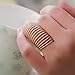 Punk Retro Vintage Women's Spring Knuckle Joint Finger Ring Gold