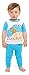 Sesame Street Boys' 4-Piece Cotton Pajama Set, Red Seasame, 18m