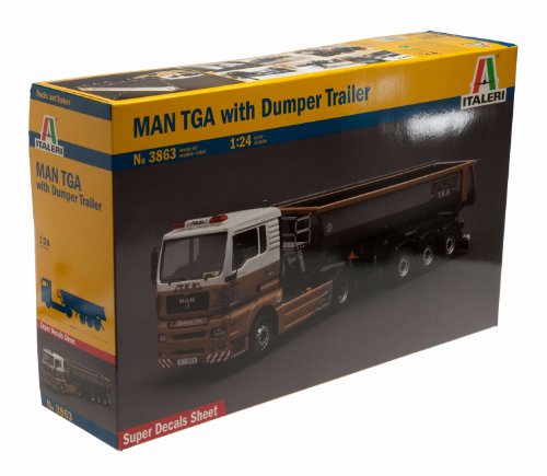 Italeri MAN TGA with Dumper Trailer