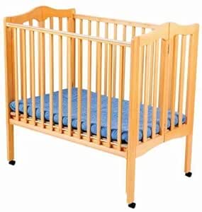 delta children folding portable crib with mattress