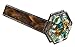 J Devlin Kal 112 Kaleidoscope Double Wheel in Brown Opalescent with Colorful Glass Stones Gift