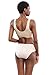 Carole Martin Slip-On Wireless Comfort Bra for Women - 40 Beige