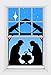 WOWindow Posters Manger Silhouette Christmas Jesus Window Decoration 34.5