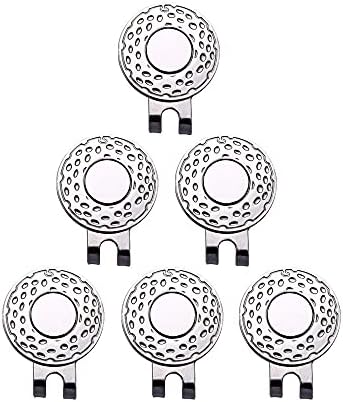 GHHJX Magnetic Golf Hat Clip Golf Ball Aiming Marker Professional Golf Training Aids Accessories,6 Pieces GHHJX Magnetic Golf Hat Clip Golf Ball Aiming Marker Professional Golf Training Aids Accessories,6 Pieces
