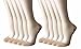 CAcB sox Women's Ultra Low Cut Socks w/Ball of foot Cushion & Silicone Grips