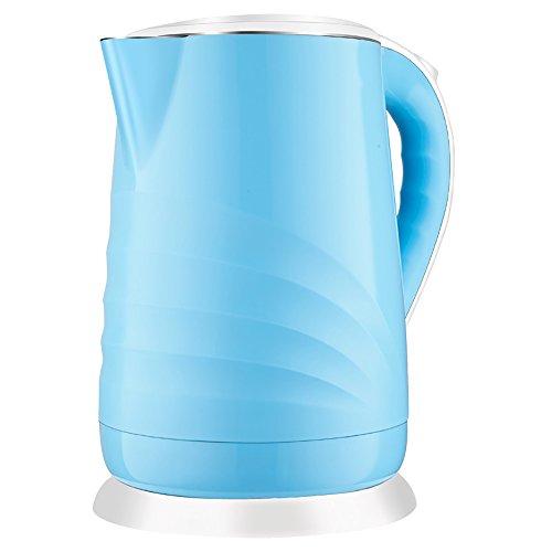 ZJâ“‡ kettle Stainless Steel Electric Kettle Home Cooking Automatic Power Off Large Capacity Kettle1.7liters Pink/blue Fast Boiling, Boil-Dry Protection (size: 220198225mm) ## (Color : B)