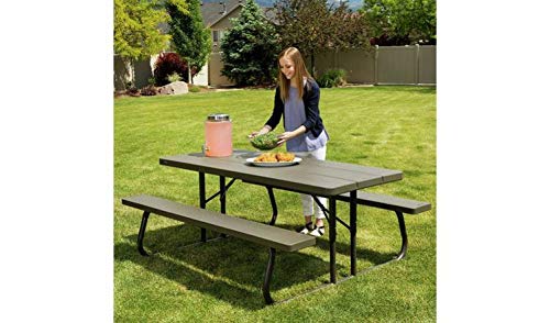 Lifetime 6 ft Foldable Picnic Table Review: Durable Backyard Seating for 8 | NYGarden.com