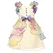 Richie House Girls' Dress with Pastel Ruffles and Pearls RH0920-6/7 Purple