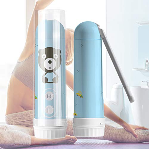 heaven2017 Portable Electric Bidet Sprayer Hygiene Cleaning Shattaf for Home Travel Baby, Pregnant Personal Hygiene Cleaning and Washing Blue - Thumbnail 3
