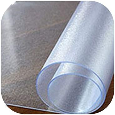 Tablecloths PVC Tablecloth Tablecloth Transparent Tablecloth Cover Waterproof Kitchen Pattern Oil Tablecloth Glass Soft Cloth 1.0Mm,Frosted Pattern,90X160Cm