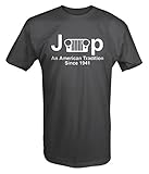 Jeep Classic Grill Wrangler American Tradition Since 1941 T shirt - Xlarge