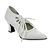 Funtasma Women's Victorian-03 Boot, White Polyurethane, 9 M US