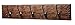 Bleecker Station Rustic Style 5-Hook Wooden Coat Rack, Distressed Dark Brown with Aged Brass Hooks, Solid Wood, Wall Mounted, Vintage Entryway Coat Rack, Large, 30