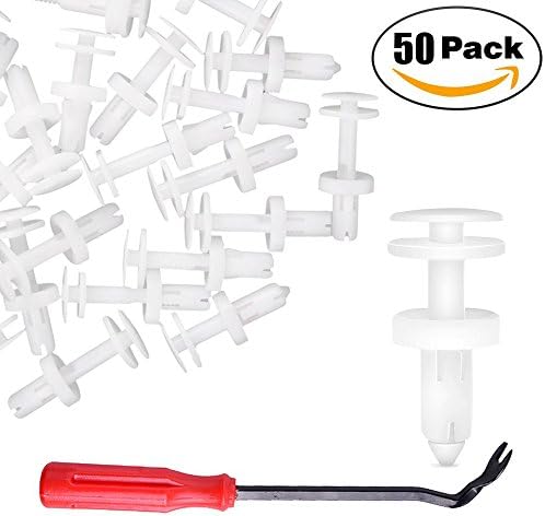 Door Panel Retainer Clips &amp; Fastener Remover - 50Pcs Bumper Fastener Rivet Clips for GM 15960325 Chevrolet C1500 C2500 K1500 K2500 Suburban Blazer Tahoe, Chevrolet &amp; GMC C2500 C3500 Pickup K1500 K3500