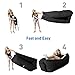 WooHoo 2.0® - Giant Inflatable Lounger Air Balloon Furniture with Carry Bag. Inflates in Seconds. Hangout as Lounge Chair, Bean Bag, Air Hammock, Sofa, Couch, Air Bag. NEW MODEL PATENT PENDING-Black