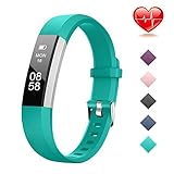Lintelek Fitness Tracker, Slim Activity Tracker with Heart Rate Monitor, IP67 Waterproof Wristband with Step Counter, Calorie Counter, Pedometer for Android & iOS Smartphone for Kids Women