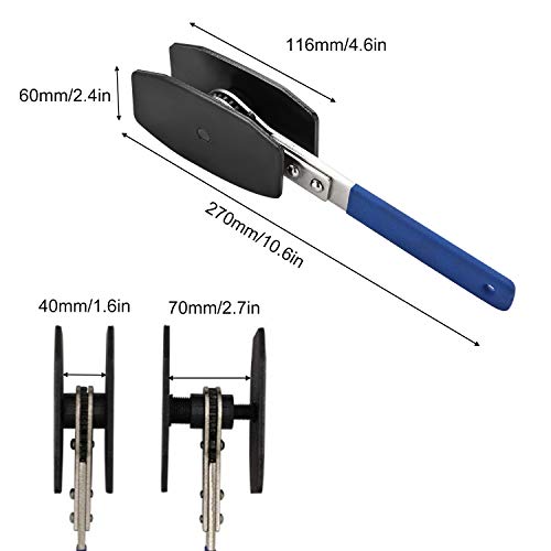 CPROSP Car Ratchet Brake Piston Wrench Spreader Caliper Pad Install Tool Portable 360 Degree Swing Press Car for Repair Ratcheting Tool Wrench
