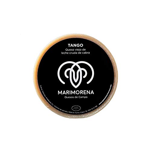 Alter Käse aus rohem Ziegenmilch-Tango - ca. 750 g Stück - Hergestellt in Cadiz - Marimorena-Käse (1 Stück)