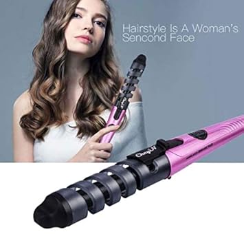 Rizador de cabello en espiral, varilla de hierro para rizar de ...