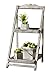 Foldable Wooden Plant Stand for Outdoor or Greenhouse, Two Shelves Product SKU: GD221635