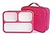 PlusPoint Slim Bento Lunch Box Set with Insulated Bag & Spoon | Leakproof, Ecofriendly, Reusable Food Container | Healthy Portion Control | BPA Free | Adults & Kids(Pink)