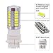 Botepon 4Pcs 3157 T25 3056 3156 3057 Led Reverse Light, 5630 33-SMD 900 Lumens 8000K Extremely Bright Led Bulb for Car Led Backup Reverse Lights Tail Brake Stop Lamp 12V White
