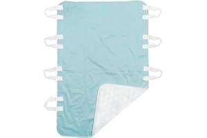 AGOOLIIU 2 Pack Bed Pads for Incontinence Washable Positioning Bed Pad with 8 Handles Washable Reusable Incontinence Mattress Protector Waterproof Bed Pads Incontinence Uderpads for Bedridden Elderly 52” x 36”