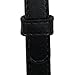 SaSarili Adjustable Replacement Cross Body Handbag Purse Strap Black 0.6 inch wide, 43-51 inch long with Brass Tone Hardware