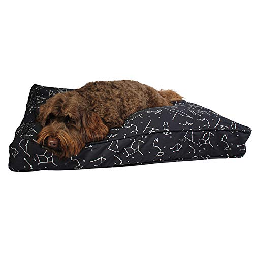 Molly Mutt Dog Bed Duvet Cover - 100% Cotton, Durable, Washable - Rocketman, Medium/Large - Thumbnail 2