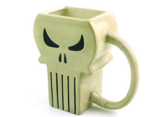 Classic Imports Marvel Heroes: The Punisher Symbol Molded Mug
